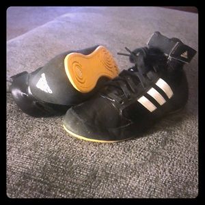 Adidas Boys HVC 2 laced full sole WRESTLING shoe 4